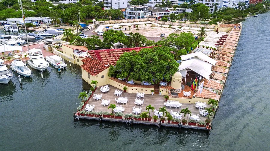 Fuerte del Pastelillo restaurant in Cartagena Colombia