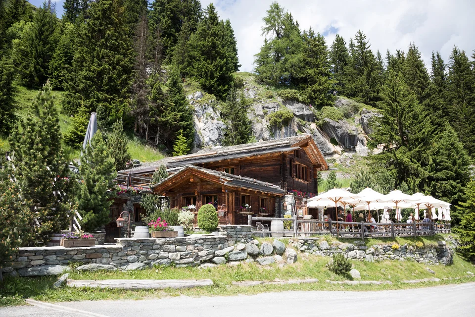 La Marlenaz restaurant in Bagnes Switzerland