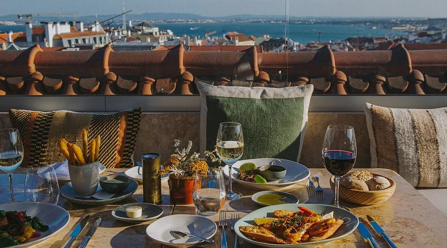 Lumi Rooftop Bar Restaurant in Lisbon Portugal
