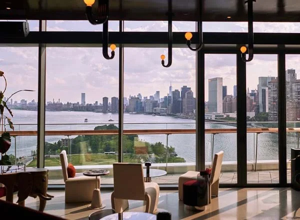 Panorama Room restaurant in New York USA